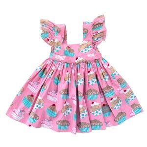 Eleanor Rose Pink Cupcake Samantha Dress 3/4
